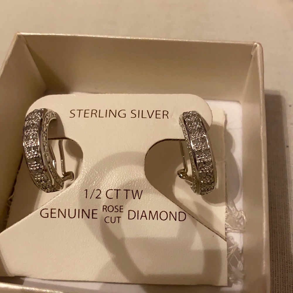Sterling silver earrings